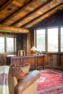 Log Home Office, Custom Home Builder Cedar Ridge
