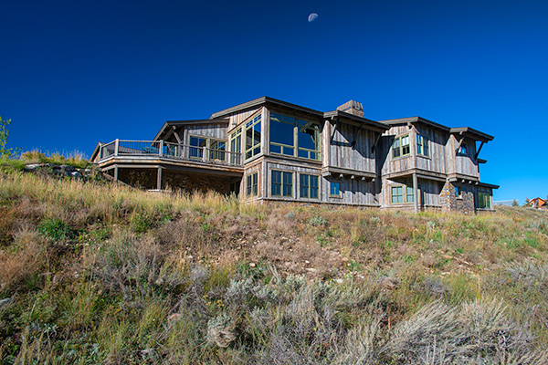 Reclaimed Wood Siding, Custom Home Crested Butte Colorado